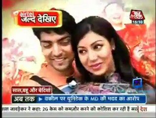 *Gurmeet Choudhary* GC & Debina Celebrating Valentine's Day SBB Segment 12/02/2013