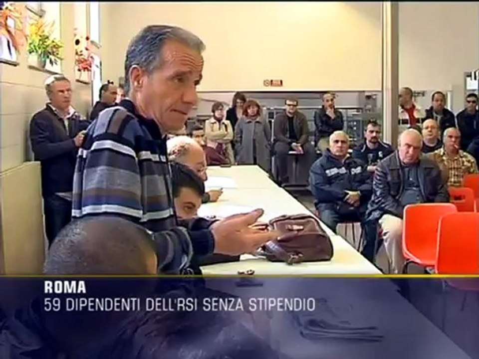 RSI, 59 dipendenti senza stipendio