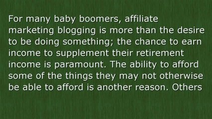 Blogging Baby Boomers