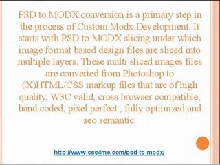 convert Psd to modx theme/ template for custom modx website development : A quick tutorial