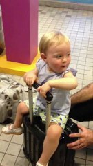 En attendant la navette pour l'aéroport