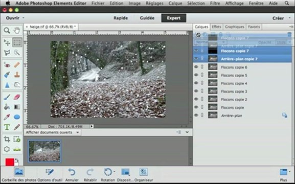 Création d'un gif animé avec Photoshop Elements