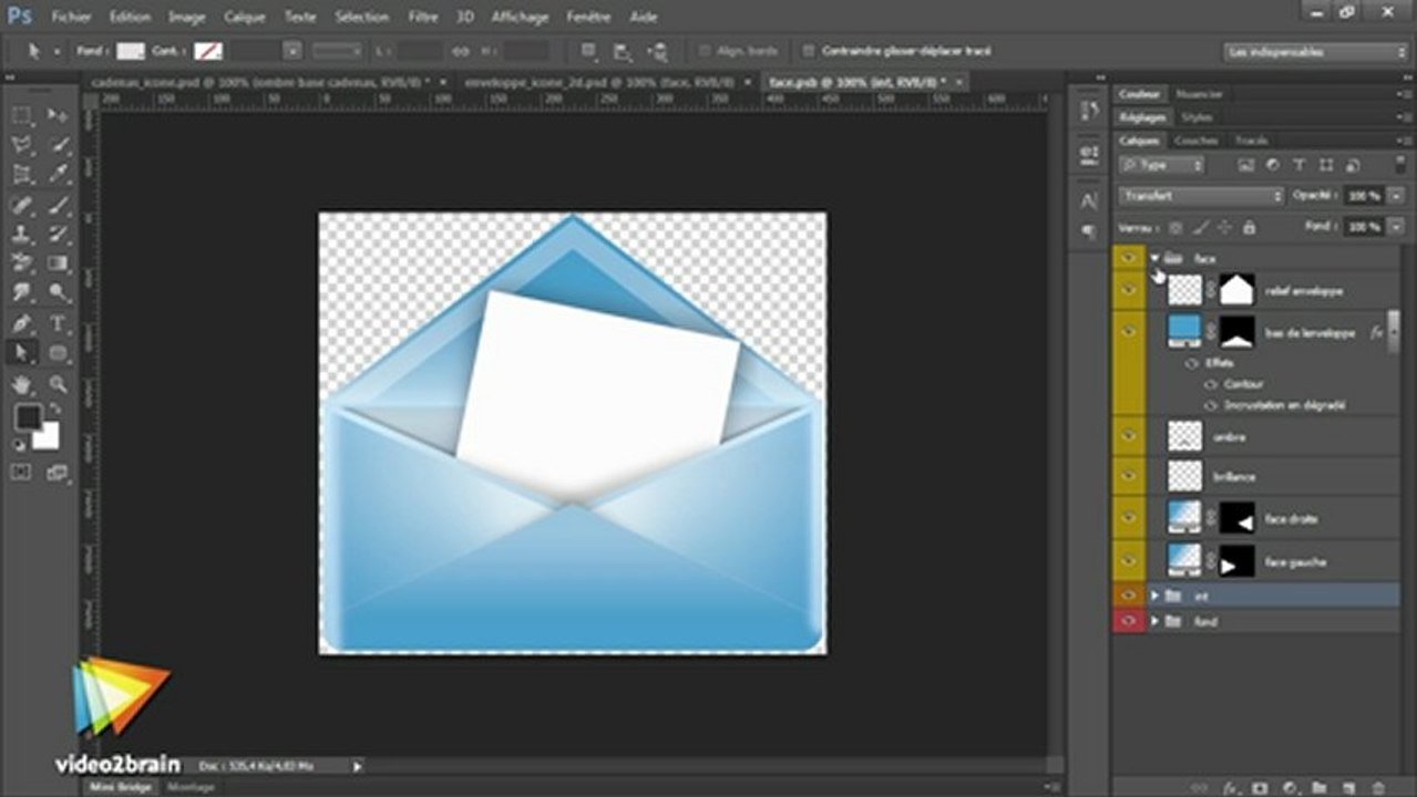 video2brain - Atelier créatif avec Photoshop : Les icônes