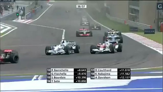 Fernando Alonso vs Lewis Hamilton - GP Bahrein 2008