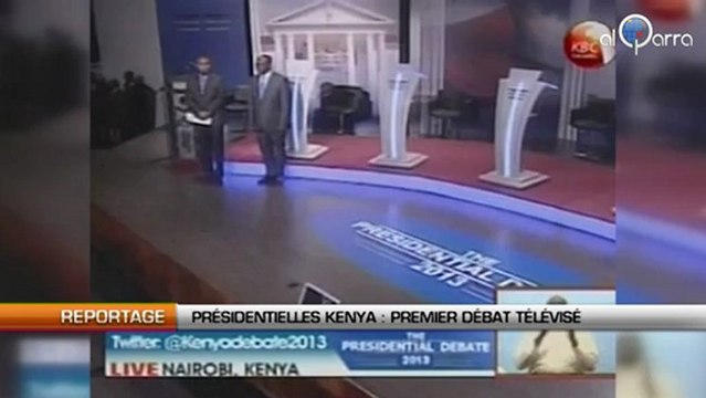 Présidentielles Kenya, Premier débat télévisé