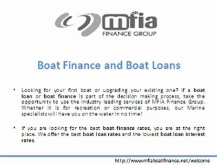 Boat Loan Interest Rates