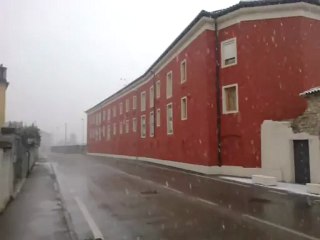 nevicata a vittorio veneto l'11/2/13