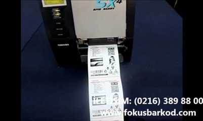 Toshiba B-SX4 Barkod Yazıcı Fokus Barkod