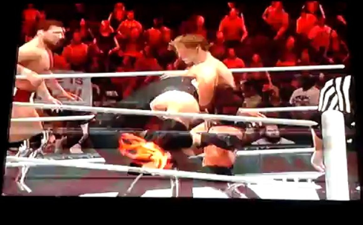 WWE Tag Team Champions Kane & Daniel Bryan vs Dolph Ziggler & Chris Jericho