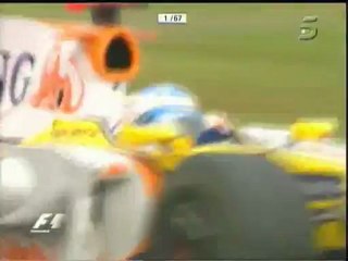 Fernando Alonso vs Lewis Hamilton - GP Japon 2008