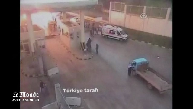 Les images impressionnantes de l'attentat survenu à la frontière turque