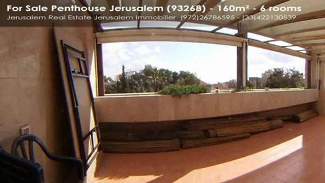 781 Gorgeous penthouse for sale in the city center, Jerusalem Real Estate