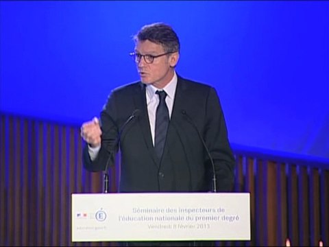 [ARCHIVE] Rythmes scolaires : extraits de l'intervention de Vincent Peillon lors du rassemblement des inspecteurs de l'éducation nationale