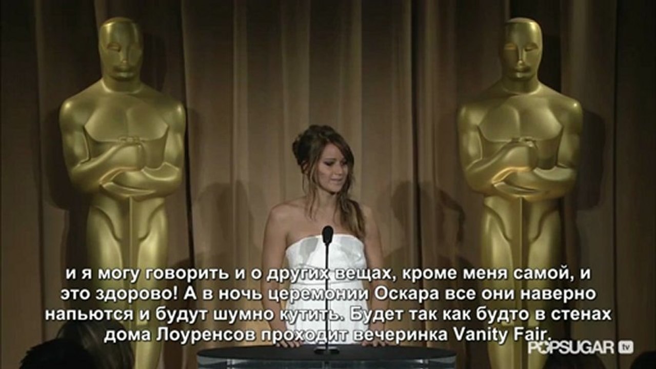 Jennifer Lawrence Says Her Family Will 'Get Wasted and Have a Blast' on Oscar Night