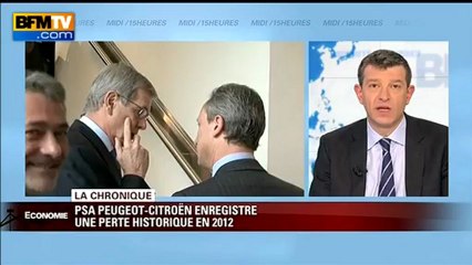Chronique éco de Nicolas Doze : PSA enregistre une perte historique - 13/02