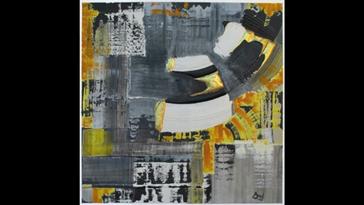 Peinture abstraite - Essai de gris - Jacques Ayel