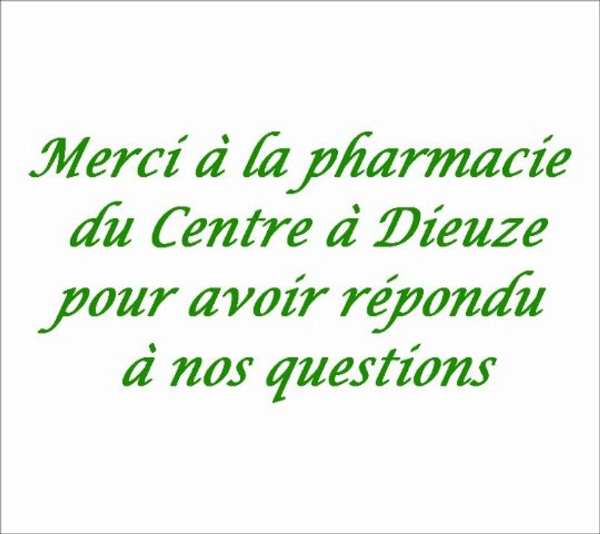 interview pharmacienne