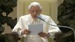 Pope justifies resignation to faithful
