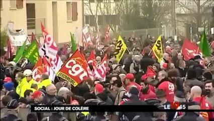 Manifestation des Goodyear, avec la CGT Ford