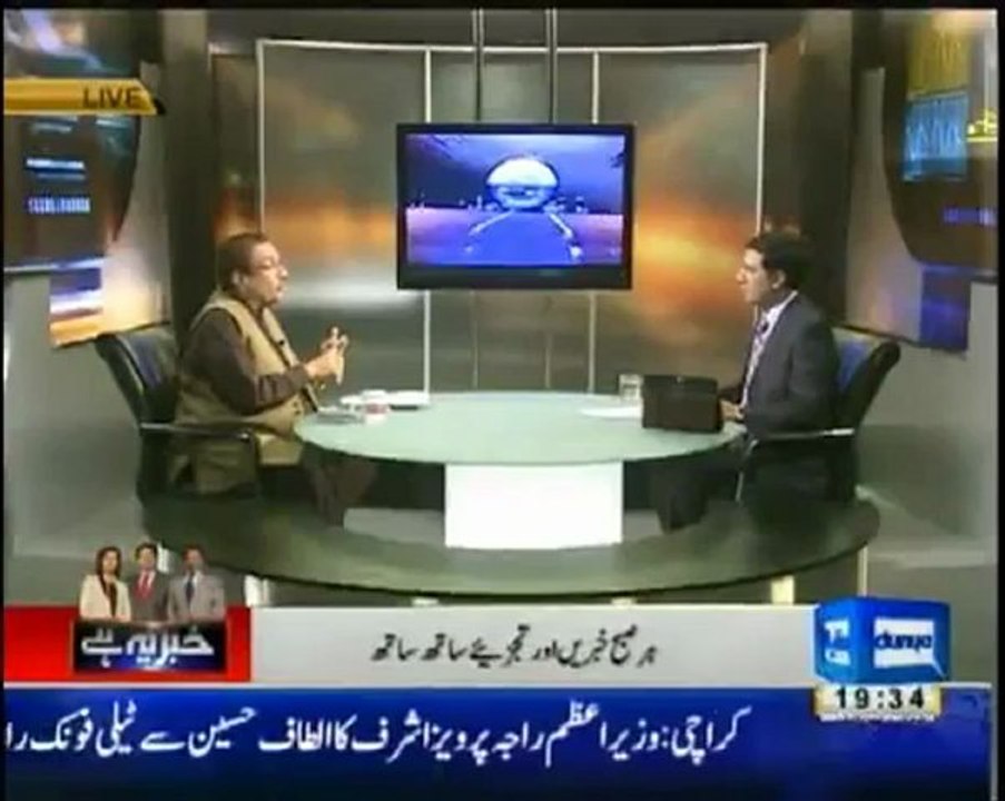 Nuqta e Nazar with Mujeeb ur Rehman Shami By Duniya Tv - 13th February 2013