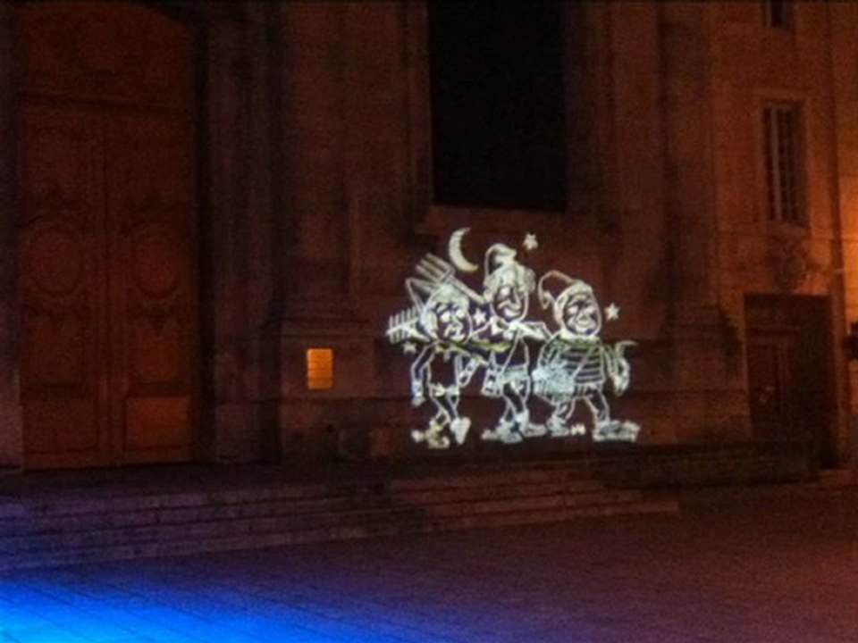 Saint Nicolas 2012 Nancy Projections sur les murs de la ville