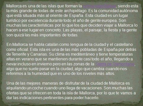 Alquiler coches Mallorca