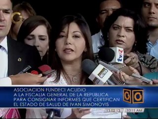 Asociación Fundeci acudió a la fiscalía para consignar informes que certifican estado de salud de Ivan Simonovis
