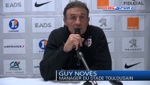 Top 14 / Les réactions de G. Novès, M. Delpoux et D. Marty après Toulouse - Perpignan - 16/02