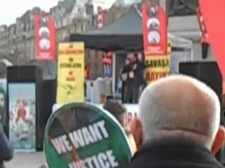 16 şubat 2013 Londra Alevi Mitingi - Vedat Kara konuşması