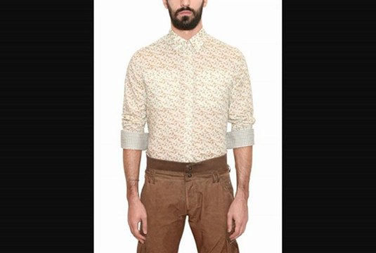 Galliano Cotton Muslin Printed Shirt Fashion Trends 2013 From Fashionjug.com