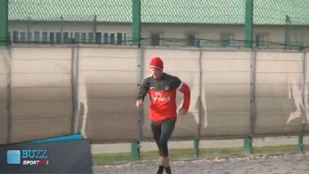 Beckham découvre le Camp des Loges