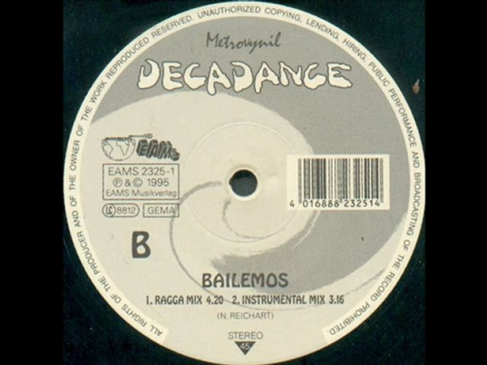 Decadance - Bailemos (Instrumental Mix)