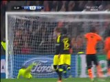 Darijo Srna GOL Shakhtar VS Borussia D 1-0 CHAMPIONS LEAGUE