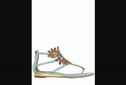 Rene Caovilla  20mm Swarovski Embroidered Suede Sandals Fashion Trends 2013 From Fashionjug.com