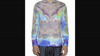 Etro  Cotton Satin Placed Print Shirt Fashion Trends 2013 From Fashionjug.com