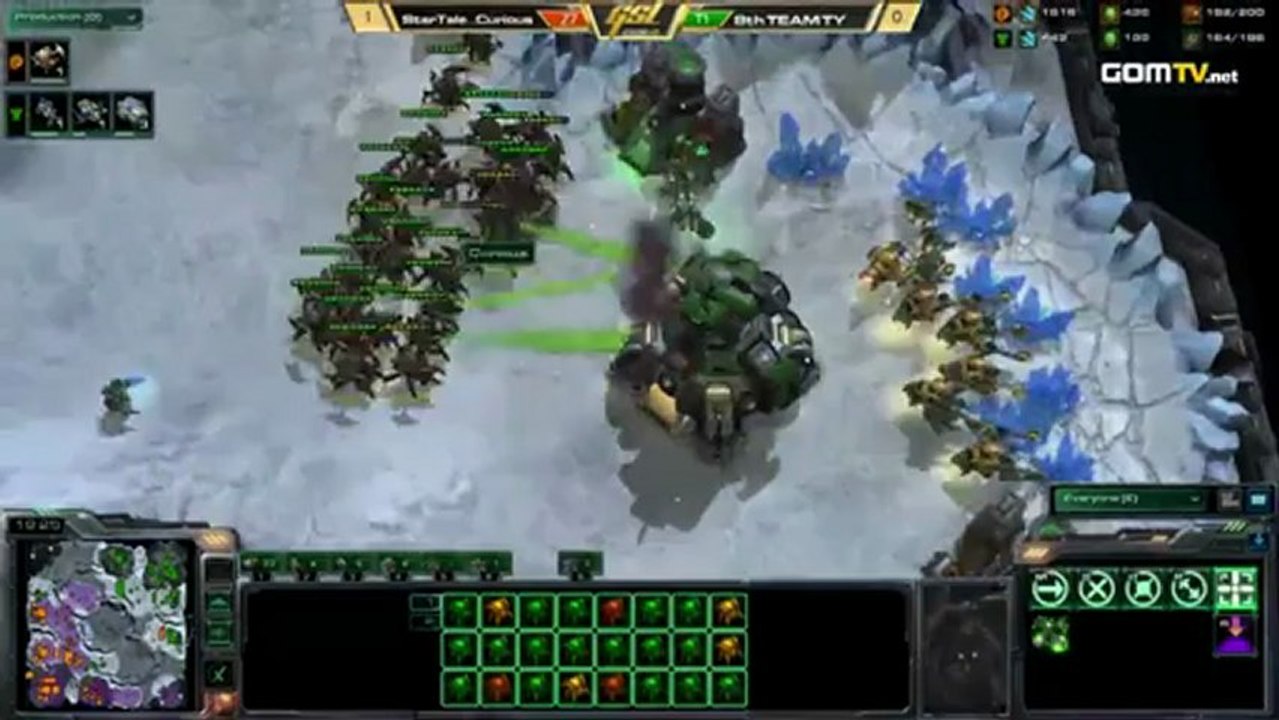 2013 GSL S1 CodeS Ro32 StarTale_Curious [Z] vs 8thTEAM_TY [T] Set2