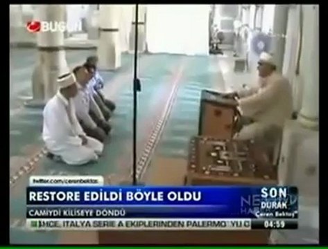 CHP Lİ BELEDİYE CAMİYİ KİLİSEYE ÇEVİRDİ AYİN YAPTI