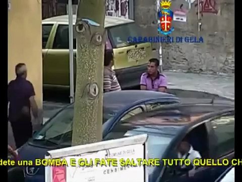 Gela (CL) - Blitz Agorà, intercettati gli incontri della Stidda in piazza (12.02.13)