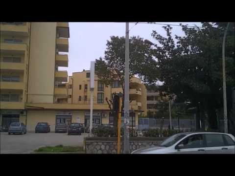 Aversa (CE) - Viale Europa, fuori uso semaforo pedonale (13.02.13)