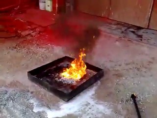 Bioversalın Talaş Magnezyum Yangınını Söndürmesi