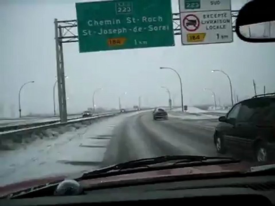 Light snow in Quebec