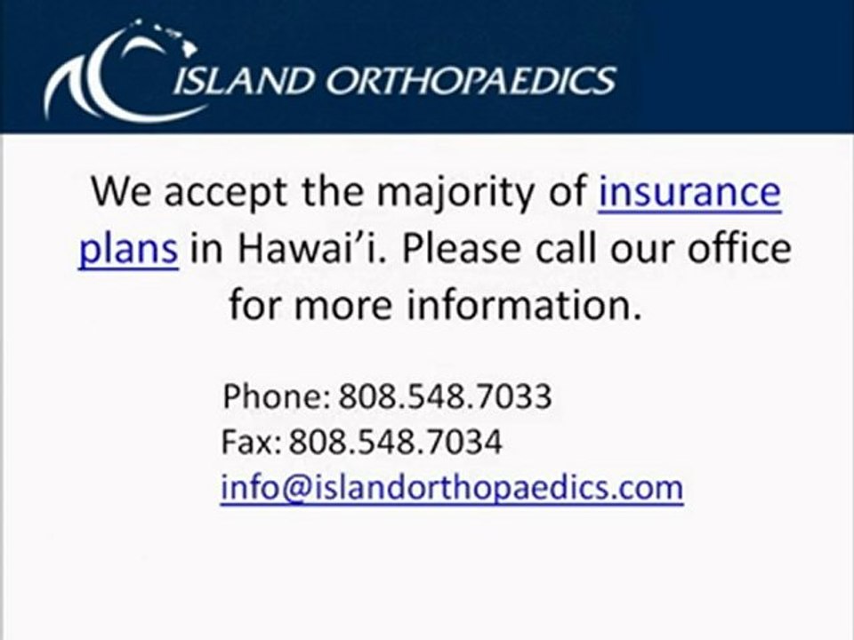 Partial Hip Replacement Surgery Hawaii