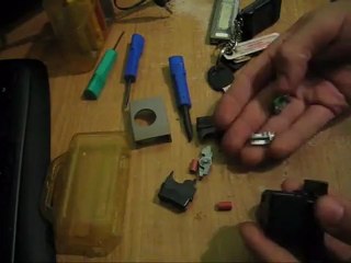 How to remove the key cylinder in center console latch chevrolet gmc 1500 OBS