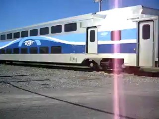 7 sec of random passenger train passing by