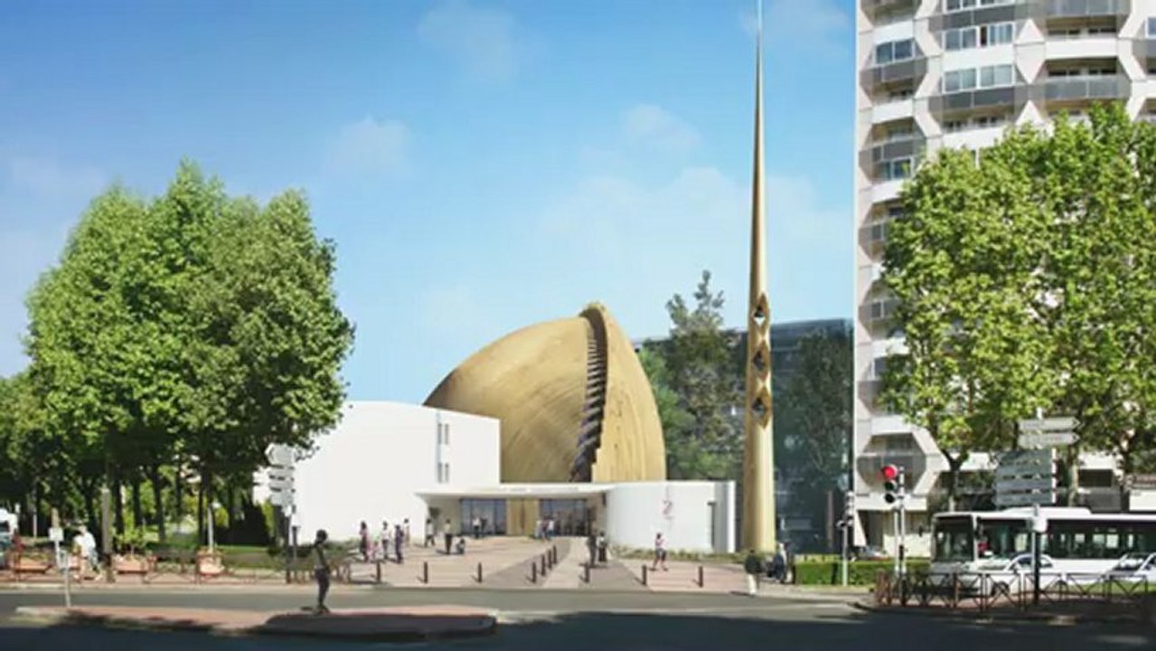 Visite virtuelle de la cathédrale déployée de Créteil - partie 1