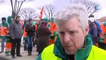 Manifestation des salariés de Lafarge au Havre