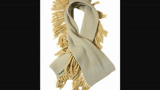 Andrea Pompilio  Ribbed Knit Wool Fringed Scarf Fashion Trends 2013 From Fashionjug.com