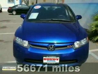 Goudy Honda 2007 Used Honda Civic Si for Sale