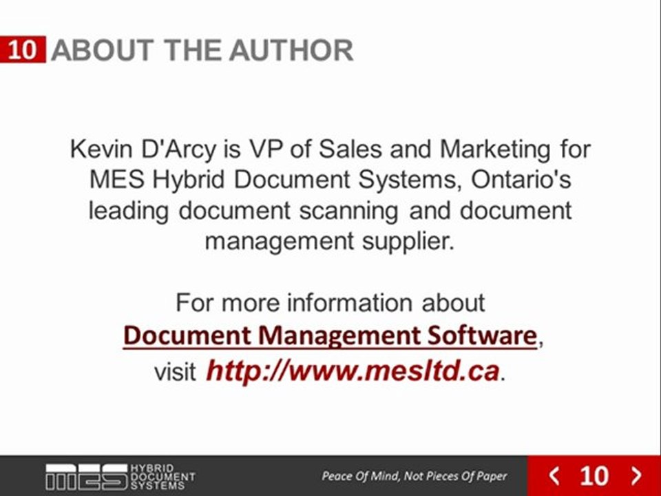 Document Management Software:  Making a Difference Across Departments