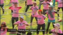 Thailand breaks world Hula Hoop dancing record - no comment